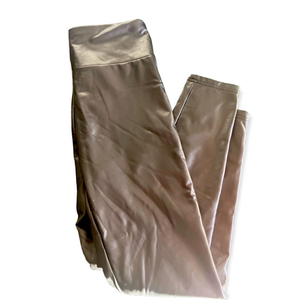 NWOT Lined faux leather legging